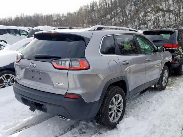 1C4PJMLX7KD139095 - 2019 JEEP CHEROKEE L SILVER photo 4