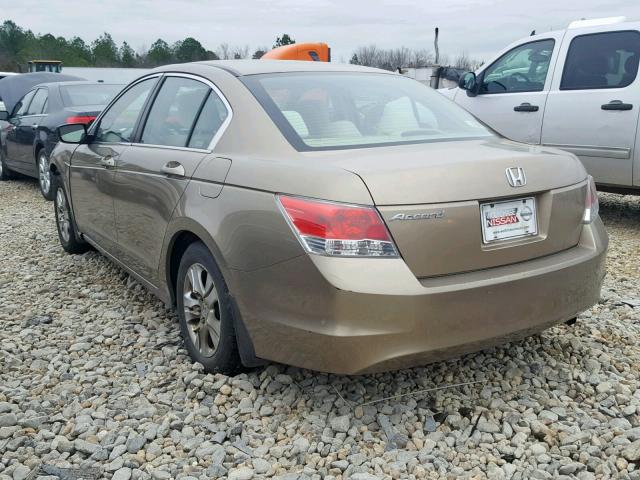 1HGCP26438A033628 - 2008 HONDA ACCORD LXP GOLD photo 3