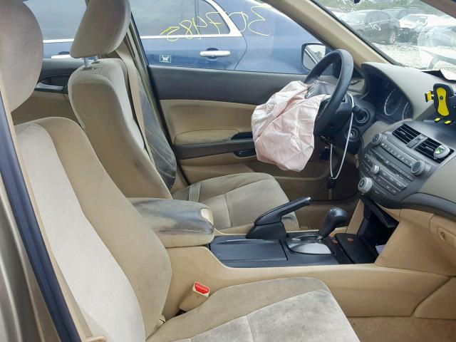 1HGCP26438A033628 - 2008 HONDA ACCORD LXP GOLD photo 5