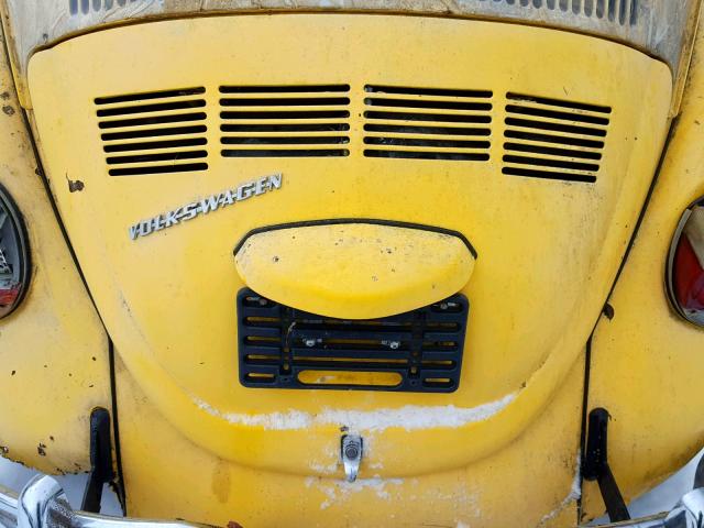 1332690652 - 1973 VOLKSWAGEN BEETLE YELLOW photo 7