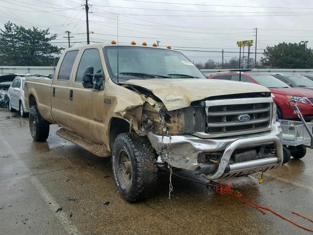 1FTSW31F0YED91919 - 2000 FORD F350 SRW S TAN photo 1