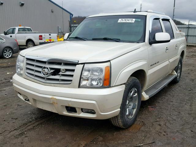 3GYEK62N26G155594 - 2006 CADILLAC ESCALADE E WHITE photo 2