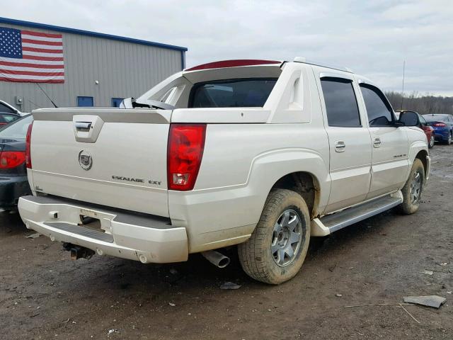 3GYEK62N26G155594 - 2006 CADILLAC ESCALADE E WHITE photo 4