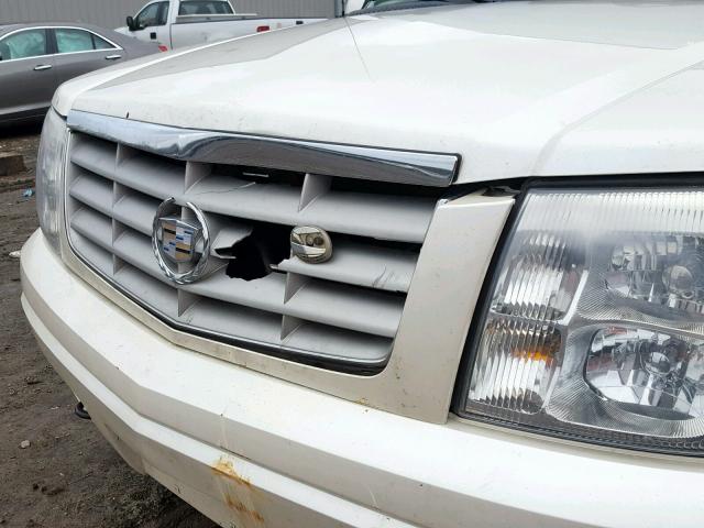 3GYEK62N26G155594 - 2006 CADILLAC ESCALADE E WHITE photo 9