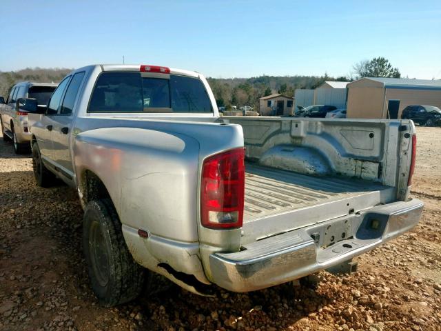 3D7MA48603G754262 - 2003 DODGE RAM 3500 S SILVER photo 3