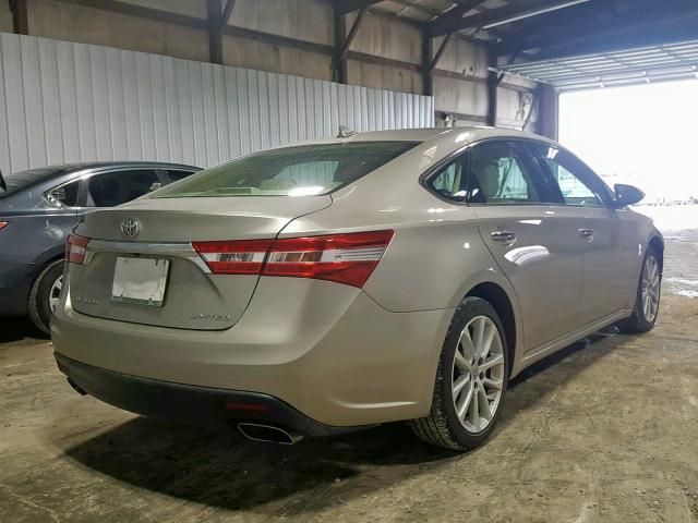 4T1BK1EB4DU038196 - 2013 TOYOTA AVALON BAS BEIGE photo 4