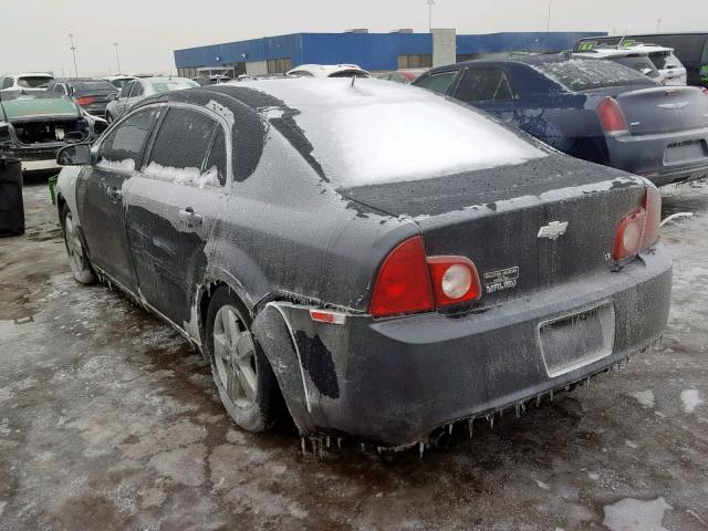 1G1ZH57B08F208157 - 2008 CHEVROLET MALIBU 1LT შავი ფოტო 3