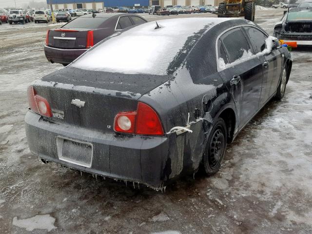 1G1ZH57B08F208157 - 2008 CHEVROLET MALIBU 1LT შავი ფოტო 4