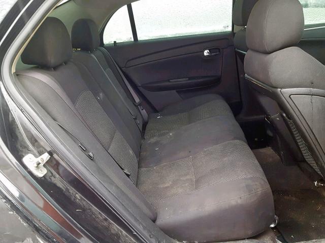 1G1ZH57B08F208157 - 2008 CHEVROLET MALIBU 1LT შავი ფოტო 6