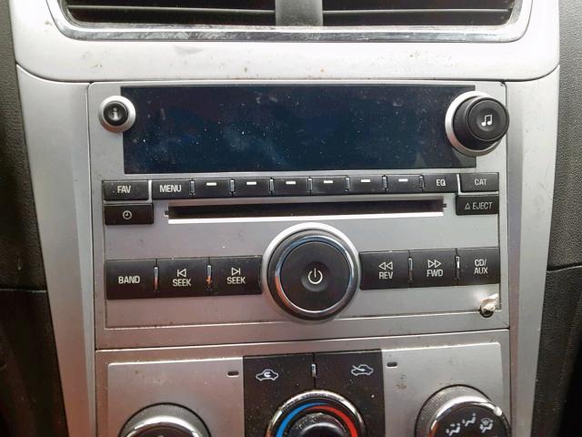 1G1ZH57B08F208157 - 2008 CHEVROLET MALIBU 1LT შავი ფოტო 9