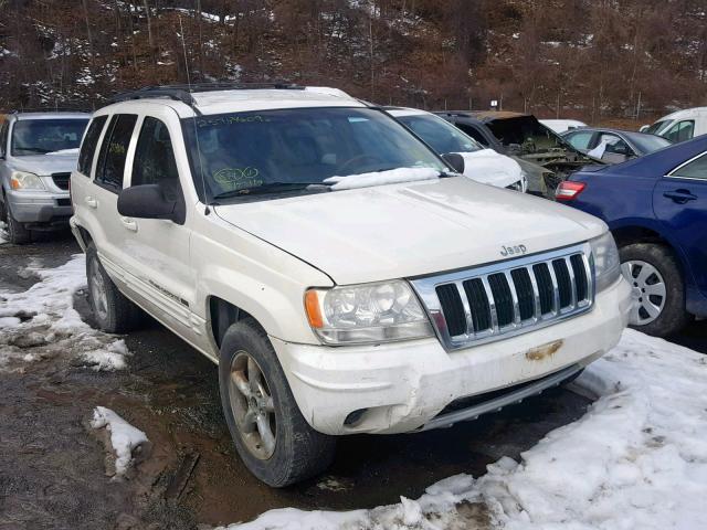 1J8GX58N34C140791 - 2004 JEEP GRAND CHER WHITE photo 1