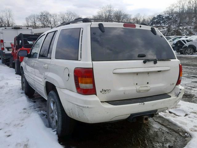 1J8GX58N34C140791 - 2004 JEEP GRAND CHER WHITE photo 3