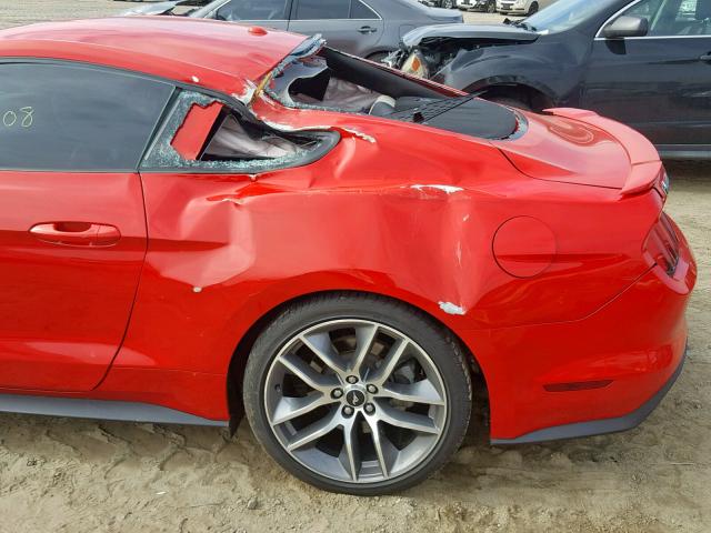 1FA6P8CF1G5309273 - 2016 FORD MUSTANG GT RED photo 9