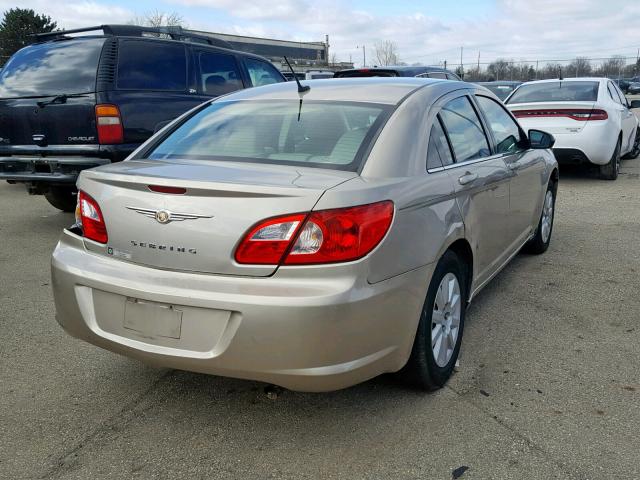 1C3LC46K08N109632 - 2008 CHRYSLER SEBRING LX GOLD photo 4