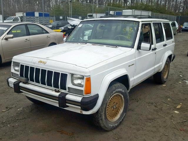 1J4FJ78L4LL126924 - 1990 JEEP CHEROKEE L WHITE photo 2