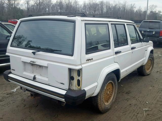 1J4FJ78L4LL126924 - 1990 JEEP CHEROKEE L WHITE photo 4