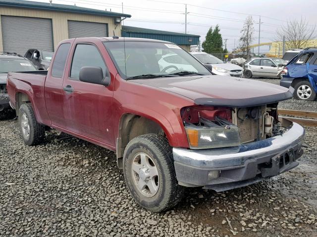 1GTDT19E388114925 - 2008 GMC CANYON MAROON photo 1