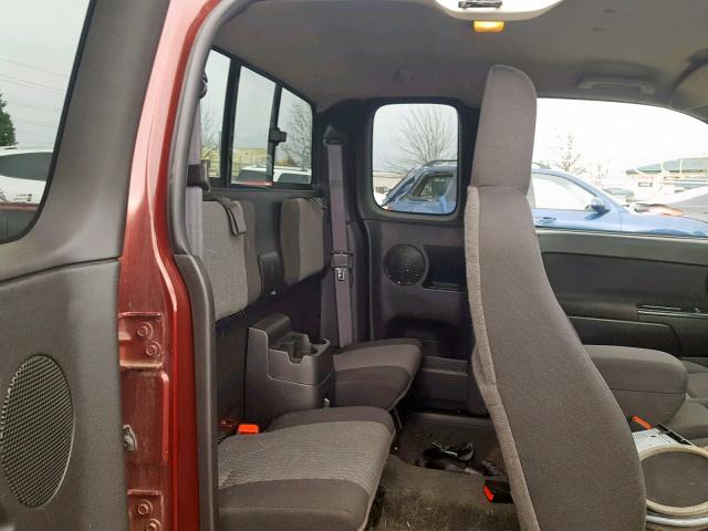 1GTDT19E388114925 - 2008 GMC CANYON MAROON photo 6