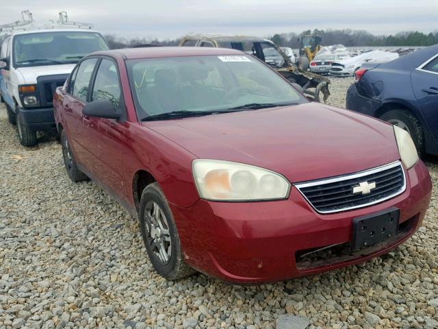 1G1ZS58FX7F131654 - 2007 CHEVROLET MALIBU LS BURGUNDY photo 1