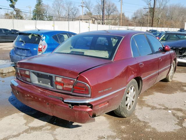 1G4CW54KX24222976 - 2002 BUICK PARK AVENU BURGUNDY photo 4