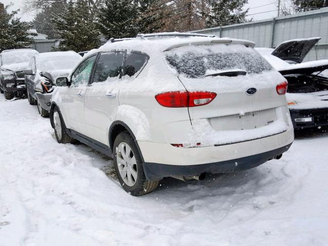 4S4WX86C264413735 - 2006 SUBARU B9 TRIBECA WHITE photo 3