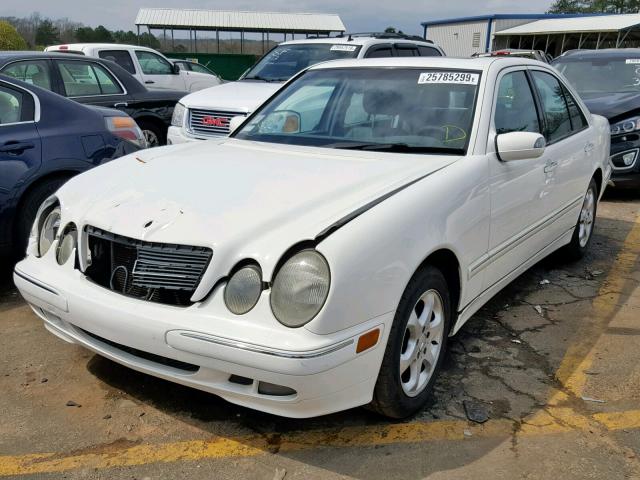 WDBJF65J32B441828 - 2002 MERCEDES-BENZ E 320 WHITE photo 2