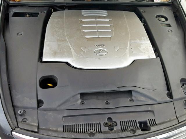 JTHBL46F975015448 - 2007 LEXUS LS 460 GRAY photo 7