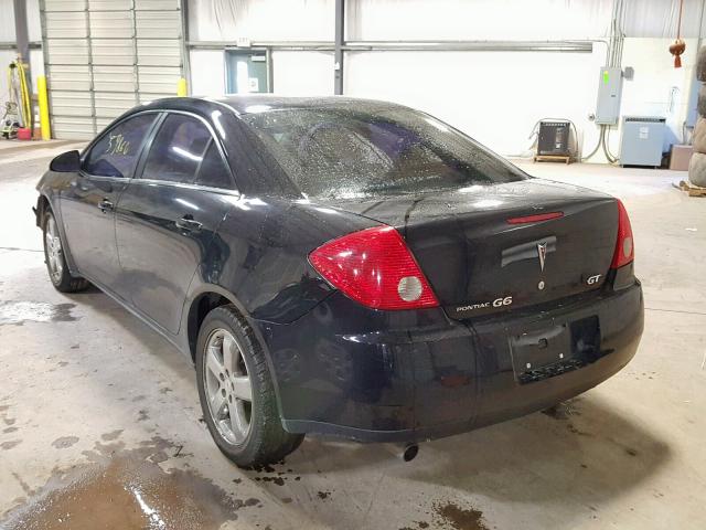 1G2ZH57N484134517 - 2008 PONTIAC G6 GT BLACK photo 3