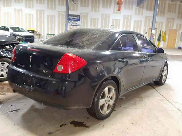 1G2ZH57N484134517 - 2008 PONTIAC G6 GT BLACK photo 4