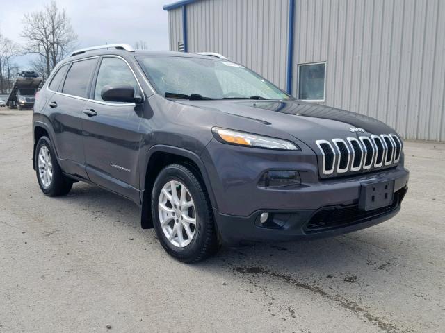 1C4PJMCS5FW793298 - 2015 JEEP CHEROKEE L GRAY photo 1