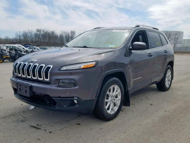 1C4PJMCS5FW793298 - 2015 JEEP CHEROKEE L GRAY photo 2