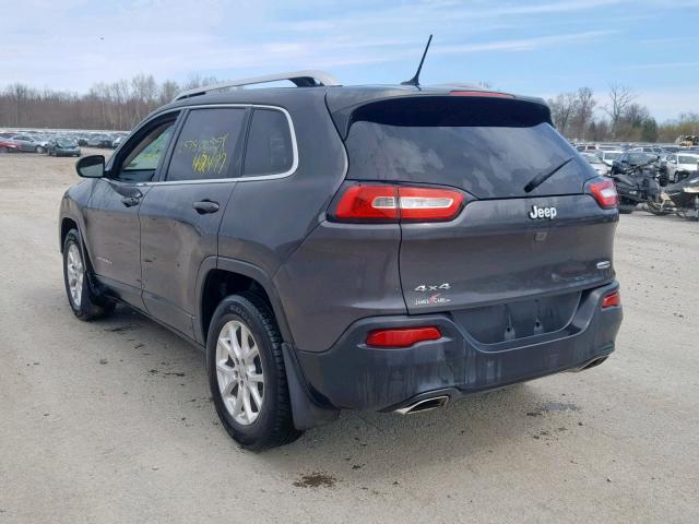 1C4PJMCS5FW793298 - 2015 JEEP CHEROKEE L GRAY photo 3