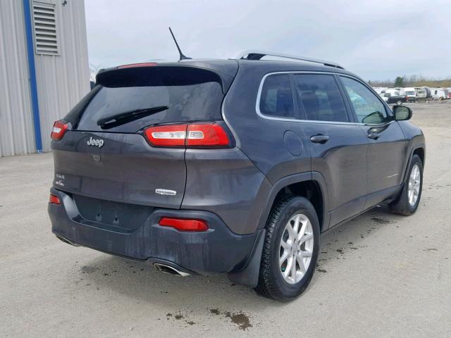 1C4PJMCS5FW793298 - 2015 JEEP CHEROKEE L GRAY photo 4