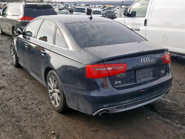 WAUJGAFC0CN121591 - 2012 AUDI A6 PRESTIG BLACK photo 3