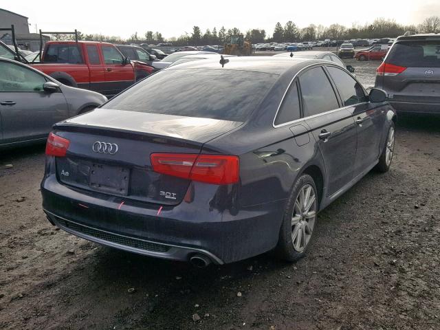 WAUJGAFC0CN121591 - 2012 AUDI A6 PRESTIG BLACK photo 4