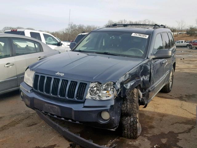 1J8GR48K67C503437 - 2007 JEEP GRAND CHER BLUE photo 2