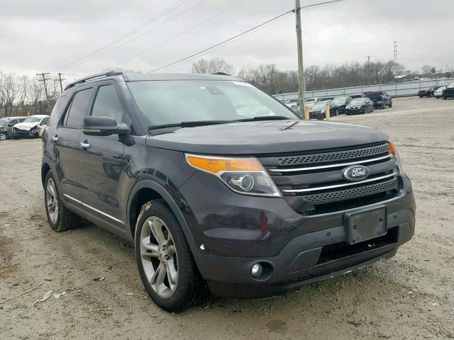 1FM5K8F89DGA11146 - 2013 FORD EXPLORER L BLACK photo 1