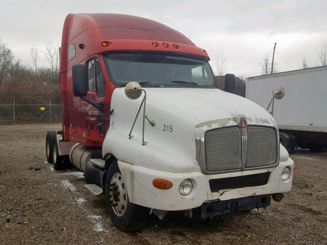 1XKTD69XXYJ823775 - 2000 KENWORTH CONSTRUCTI RED photo 1