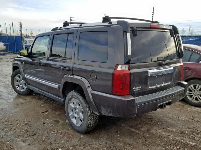 1J8HG58N56C169913 - 2006 JEEP COMMANDER BLACK photo 3
