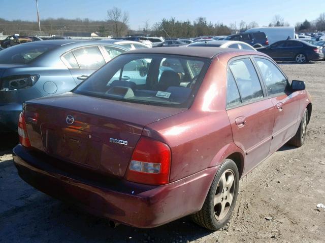 JM1BJ2213X0106623 - 1999 MAZDA PROTEGE ES 勃艮第红 照片 4