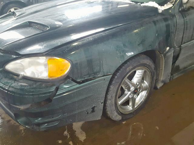 1G2NV52E83C265009 - 2003 PONTIAC GRAND AM G GREEN photo 9