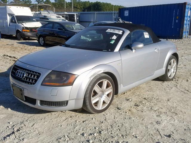 TRUTC28N741001085 - 2004 AUDI TT SILVER photo 2