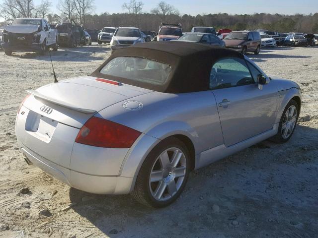 TRUTC28N741001085 - 2004 AUDI TT SILVER photo 4