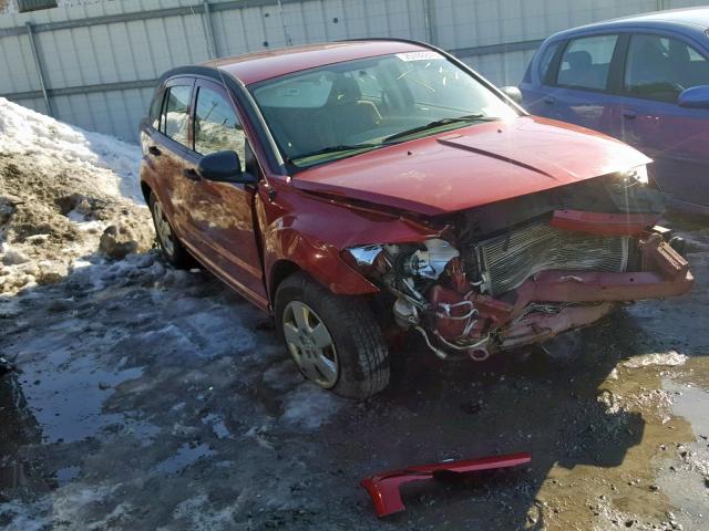 1B3HB28B47D198049 - 2007 DODGE CALIBER RED photo 1