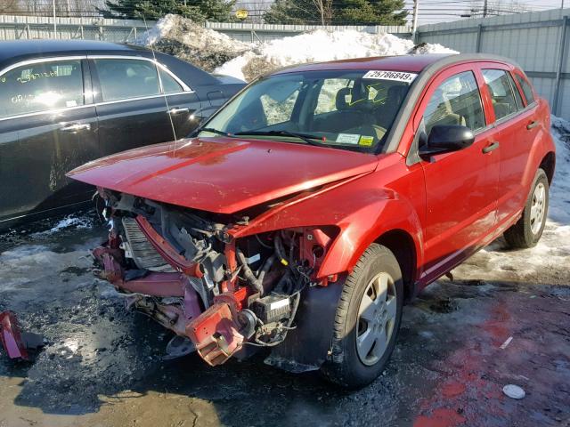 1B3HB28B47D198049 - 2007 DODGE CALIBER RED photo 2