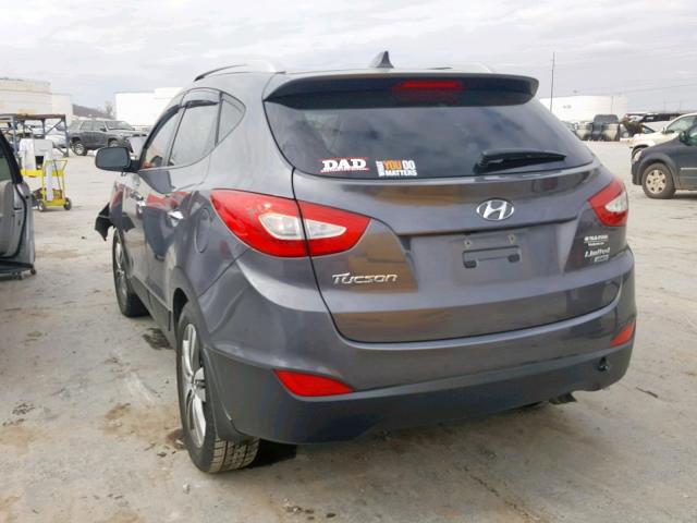 KM8JUCAGXFU987435 - 2015 HYUNDAI TUCSON LIM GRAY photo 3