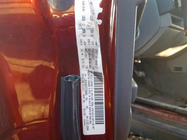 1J8HG48K07C586681 - 2007 JEEP COMMANDER Bordo foto 10