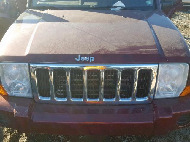 1J8HG48K07C586681 - 2007 JEEP COMMANDER Bordo foto 7