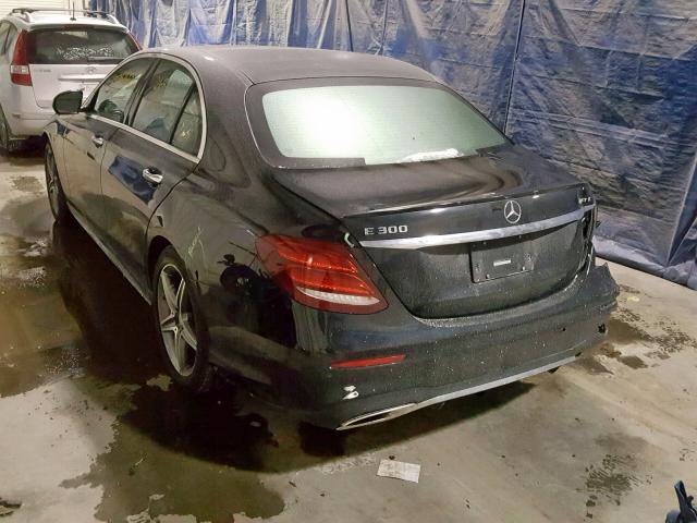 WDDZF4KB9HA047700 - 2017 MERCEDES-BENZ E 300 4MAT BLACK photo 3