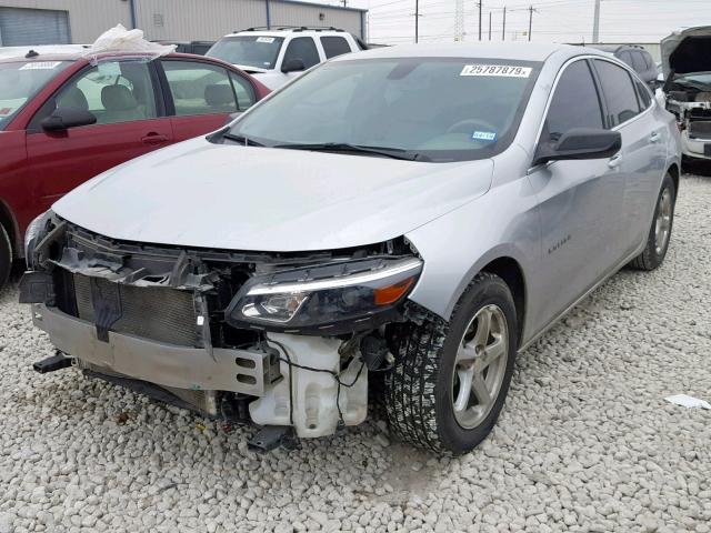1G1ZB5STXGF177967 - 2016 CHEVROLET MALIBU LS SILVER photo 2